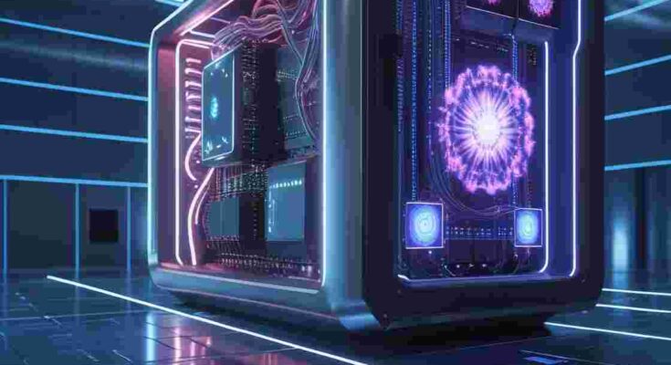 El Capitan Super computer in a futuristic data center