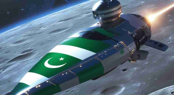 Pakistan Moon Mission 2028 Concept Art